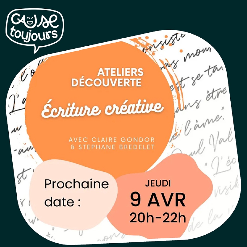 Atelier d'écriture L'autre moitié du ciel Café Moulin à Paroles Langres 2026-04-09