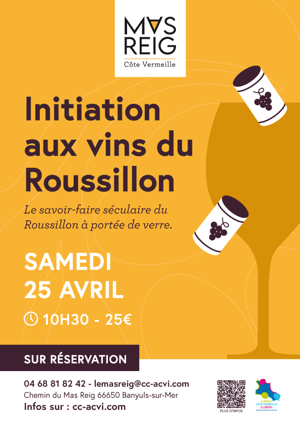 ATELIER D'INITIATION AUX VINS DU ROUSSILLON  Banyuls-sur-Mer 2026-04-25