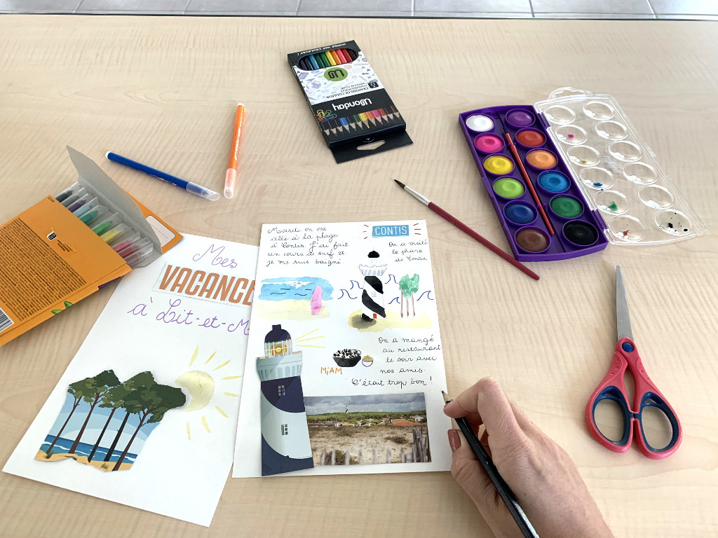 Atelier enfant Carnet de voyage Derrière la mairie Léon 2026-07-31