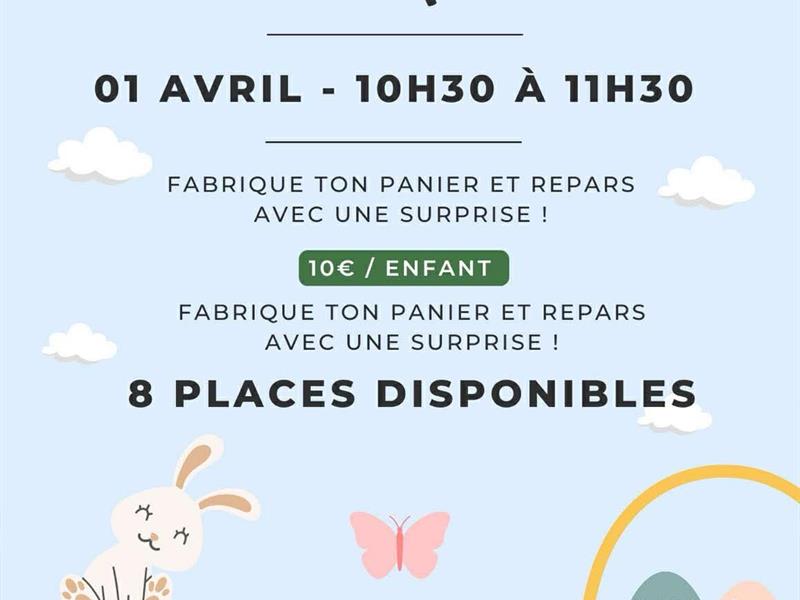 Atelier Fabrication panier de Pâques 14 Place du Marché Toul 2026-04-01