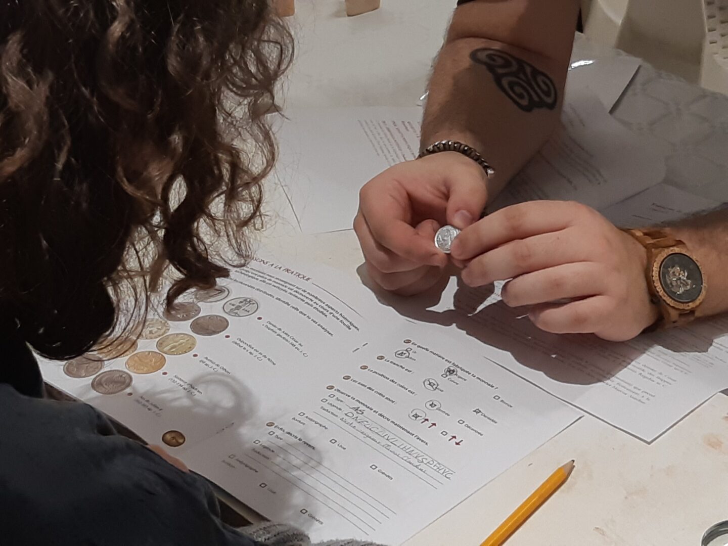 Atelier frappe de monnaie