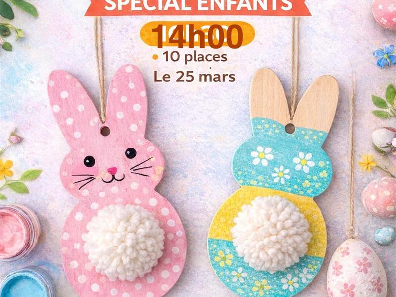 Atelier lapin à décorer Boutique de Toul 14 Place du Marché Toul 2026-03-25