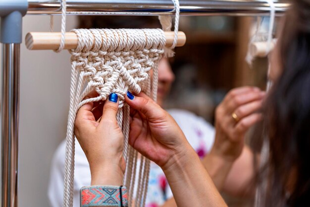 Atelier macramé
