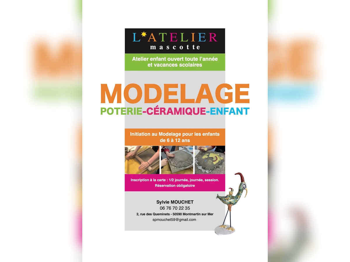 Atelier Mascotte initiation modelage céramique 2 Rue des Queminets Montmartin-sur-Mer 2026-04-28