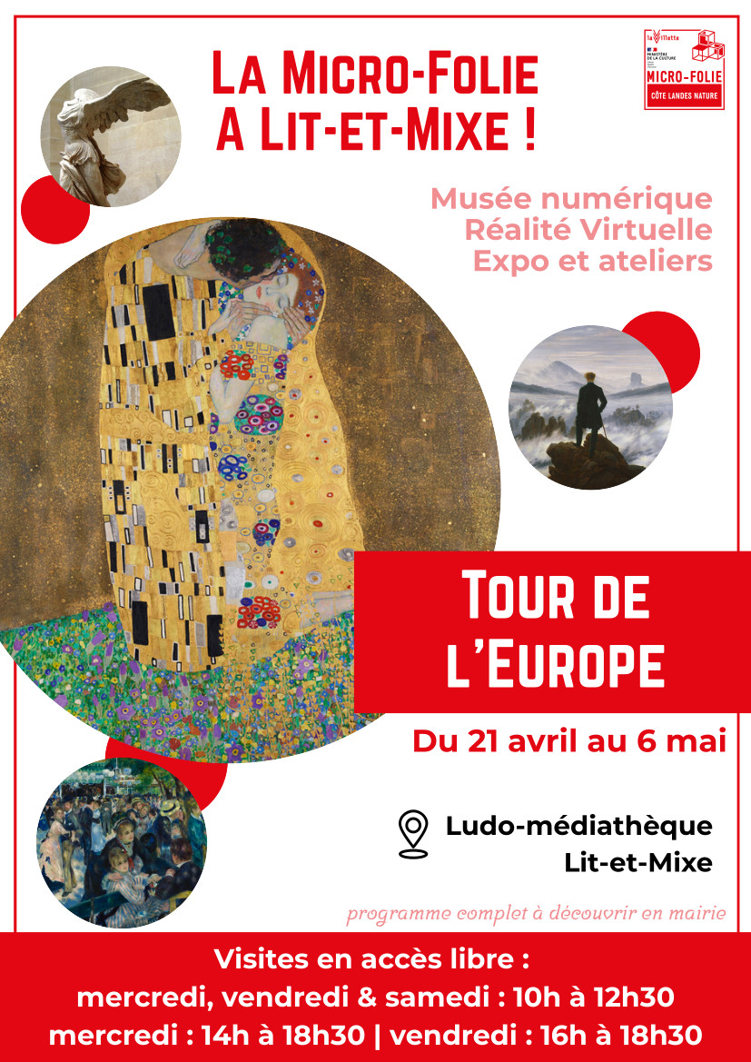 Atelier Micro-Folie Art en scène Ludo-médiathèque Lit-et-Mixe 2026-04-25