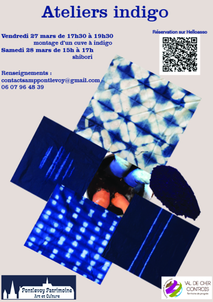 Atelier montage de cuve d’indigo Pontlevoy Patrimoine Pontlevoy