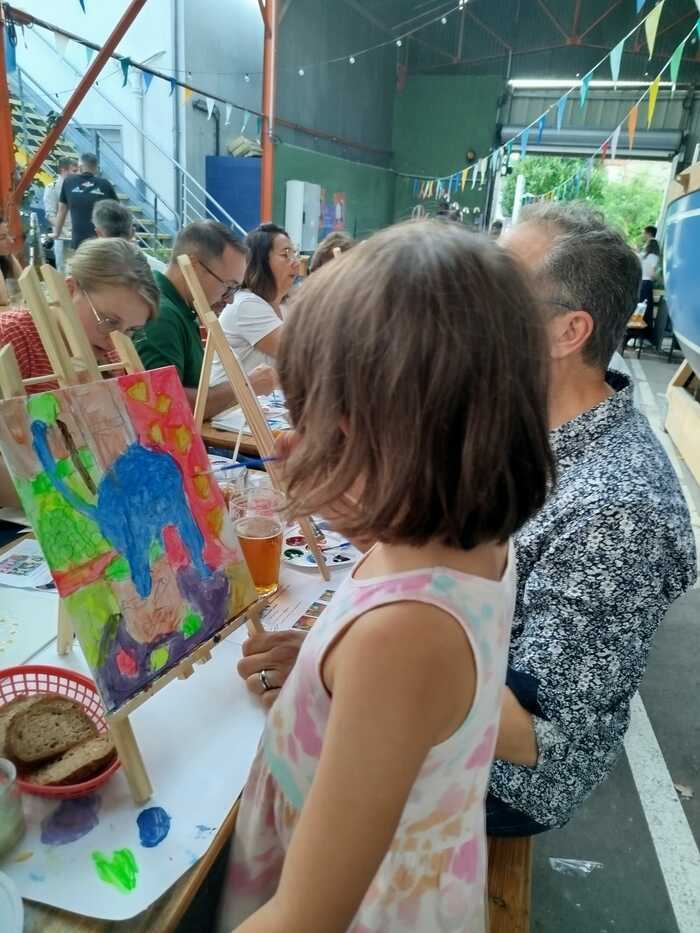 Atelier peinture parent-enfant Le Lieu Dit