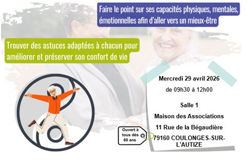 Atelier préservons-nous 11 rue de la Bégaudière Coulonges-sur-l'Autize 2026-04-29