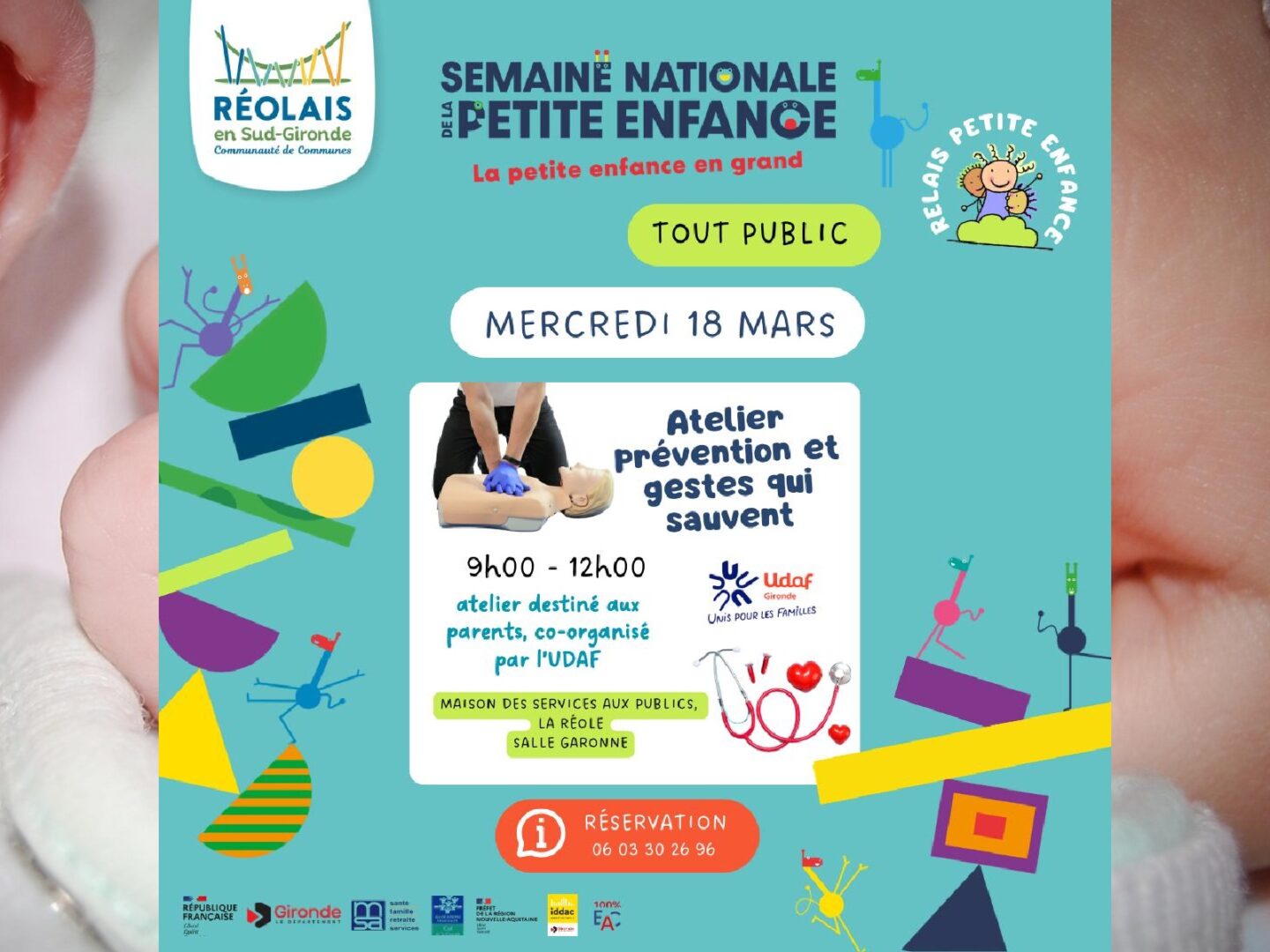 Atelier prévention et gestes qui sauvent 1 Rue Rosa Bonheur La Réole 2026-03-18