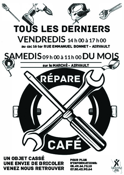Atelier Répare café 16 Rue Emmanuel Bonnet Airvault 2026-03-27