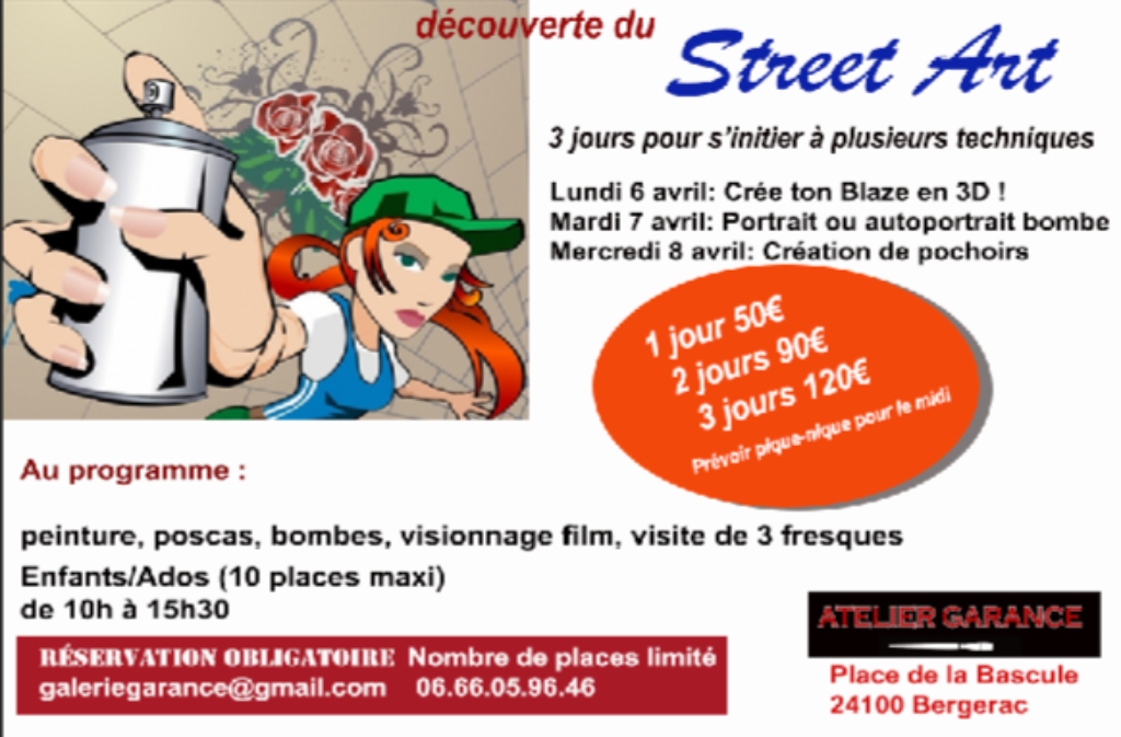 Atelier | Street Art Atelier Garance Bergerac 2026-04-06