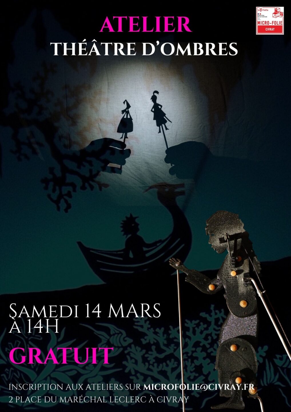 Atelier Théâtres d'ombres