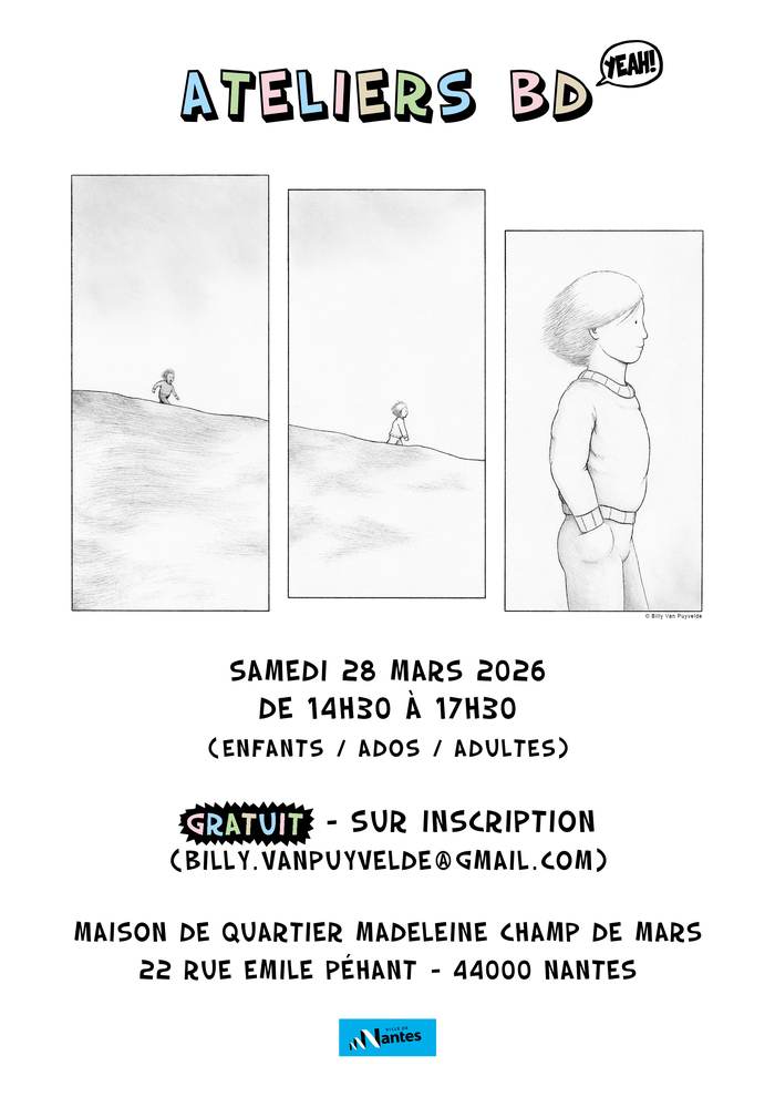 Ateliers BD Maison de quartier Madeleine Champ de Mars