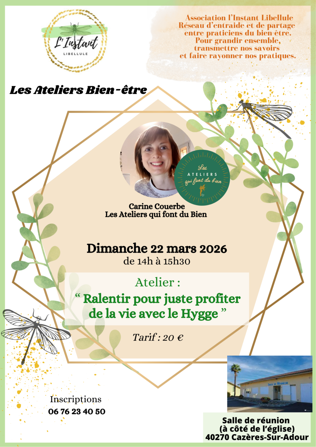 Ateliers bien être Ralentir pour juste profiter de lvie avec le HYGGE  Cazères-sur-l'Adour 2026-03-22