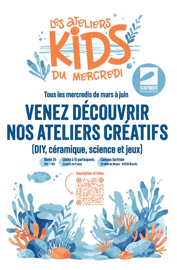 Ateliers kids du Mercredi Découvrir l'Océan autrement 33 allée du Moura Biarritz 2026-05-13