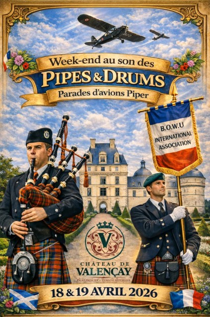 Au son des Pipes and Drums à Valençay Château Valençay 2026-04-18
