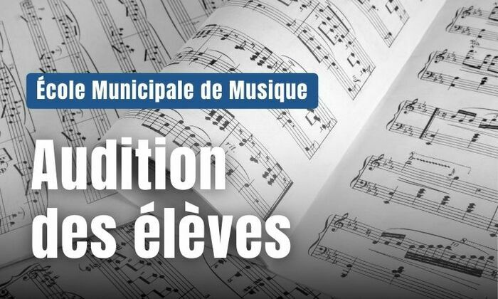 Audition des élèves de l'École Municipale de Musique Mairie Lezennes