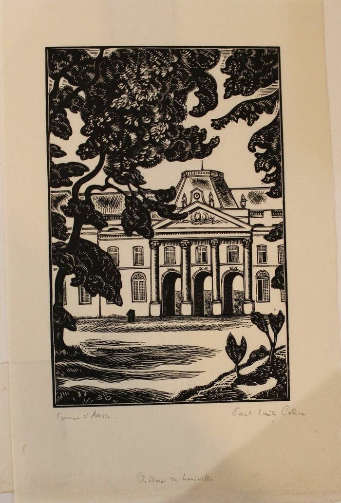 Autour de la gravure de Paul-Emile Colin Musée Du Château De Lunéville Lunéville