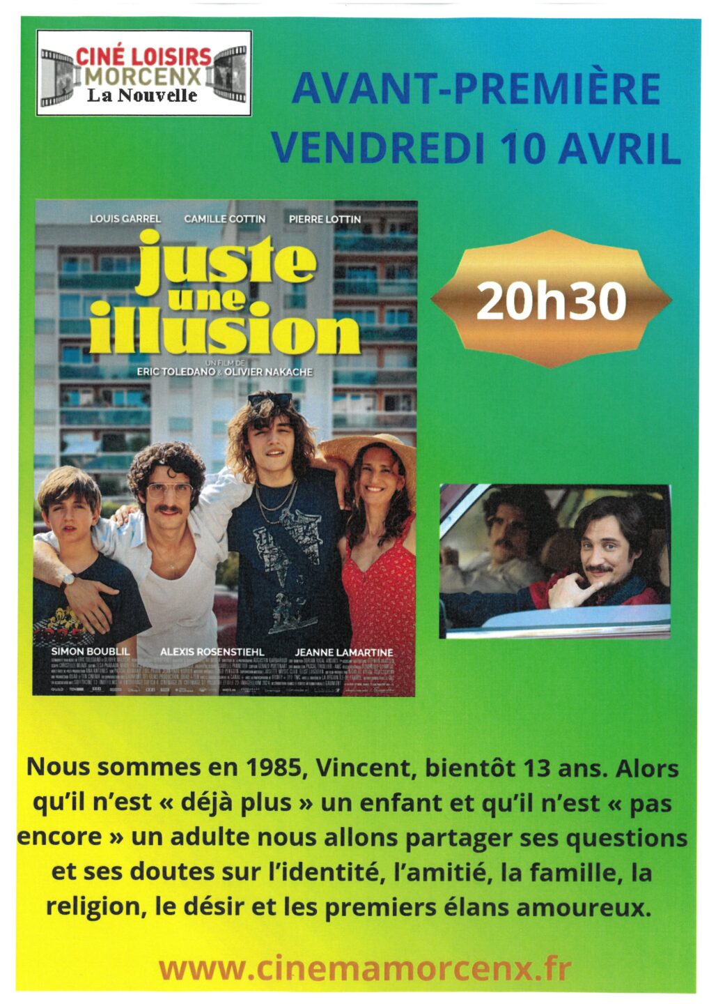Avant-Première Film Juste une illusion Place Léo Bouyssou Morcenx-la-Nouvelle 2026-04-10