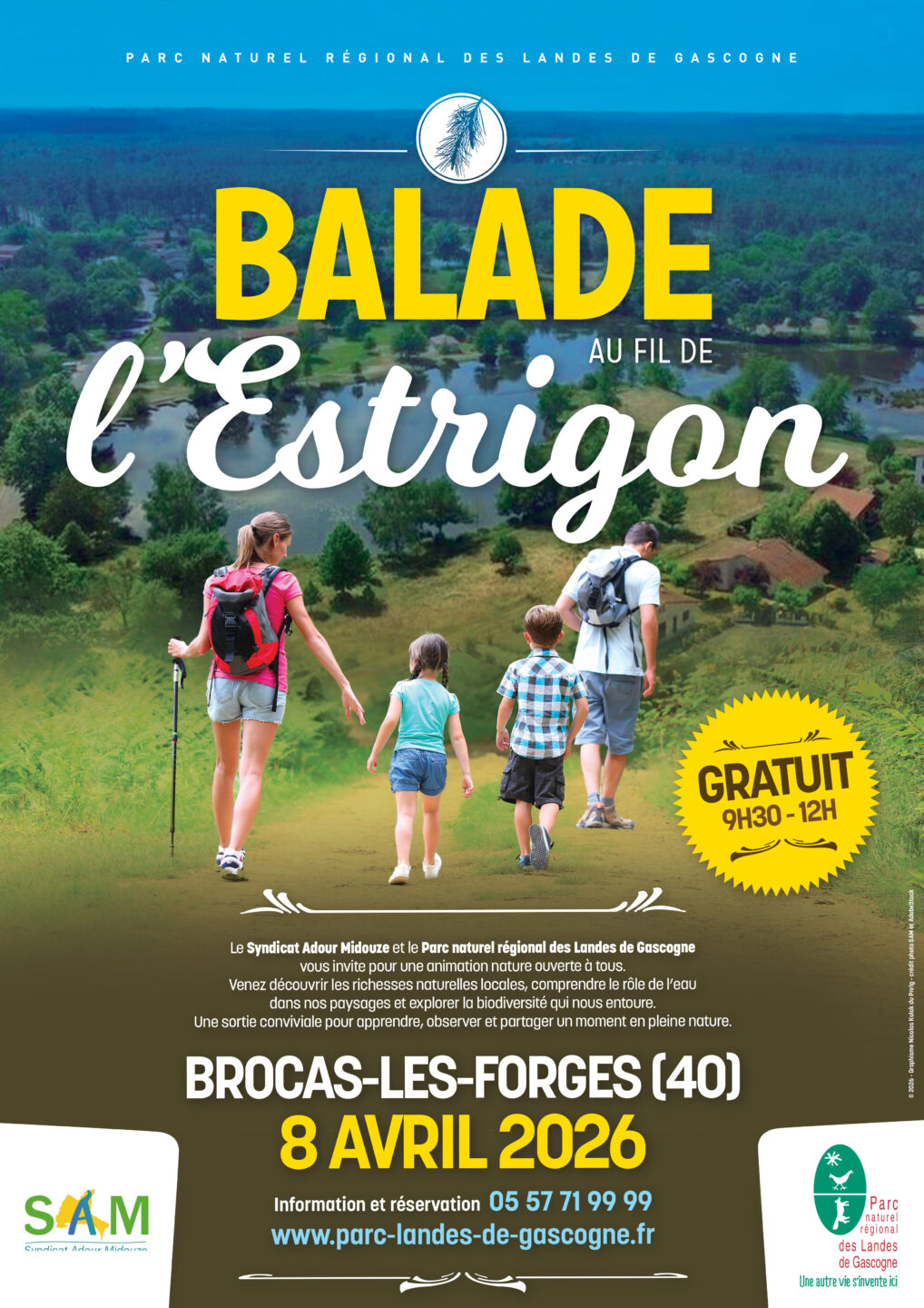 Balade au fil de l'Estrigon Brocas 2026-04-08