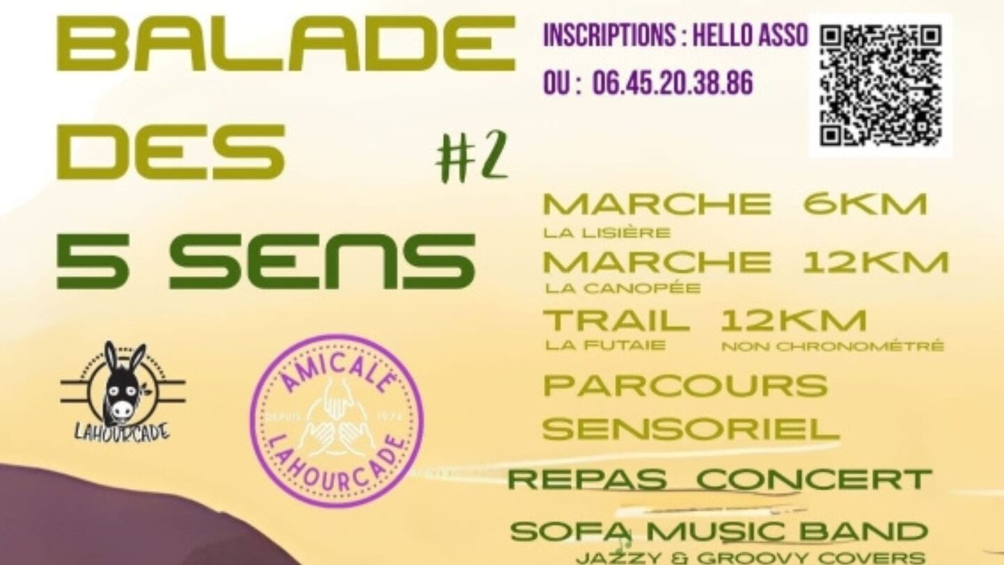 Balade des cinq sens Salle polyvalente Lahourcade 2026-05-24