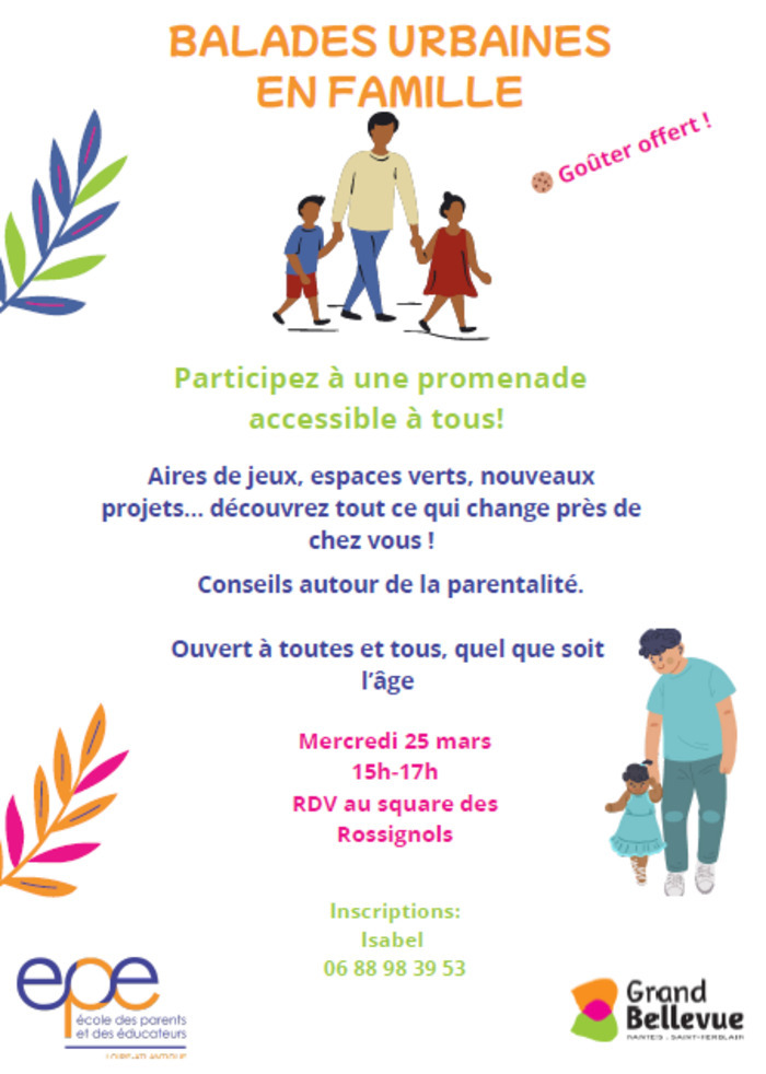 Balade en famille Square des Rossignols