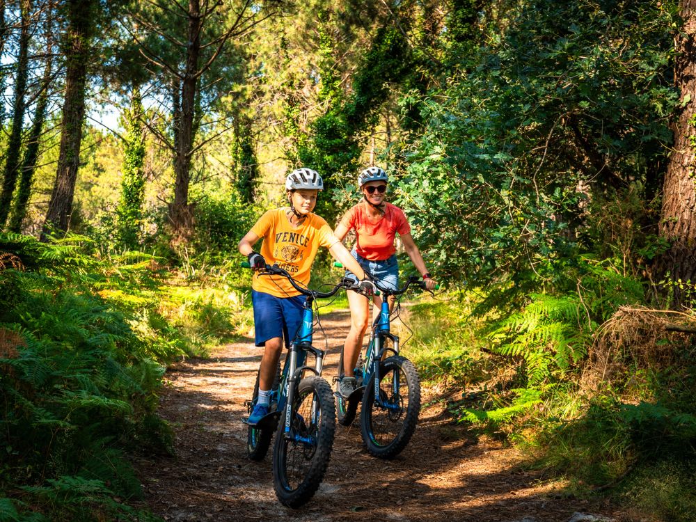 Balade trottinette tout terrain électrique RDV au village vacances Cap Océan Seignosse
