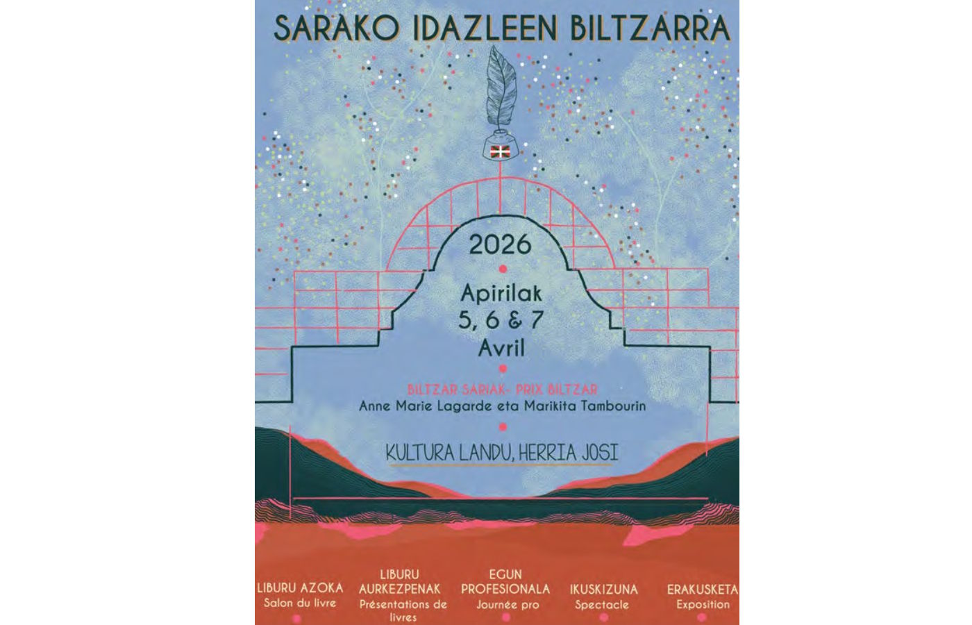 Biltzar des écrivains du Pays Basque Journée professionnelle 230 Larrungo bidea Sare 2026-04-07