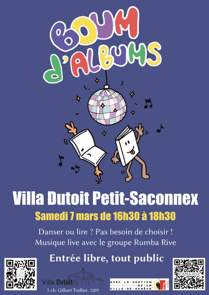 BOUM D'ALBUMS Villa Dutoit Genève