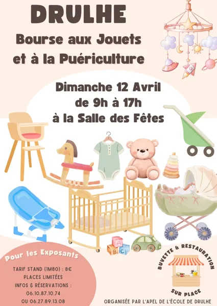 Bourse aux jouets  Drulhe 2026-04-12