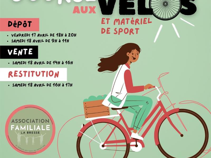Bourse aux vélos et matériel de sport 1 Rue Mougel Bey La Bresse 2026-04-18