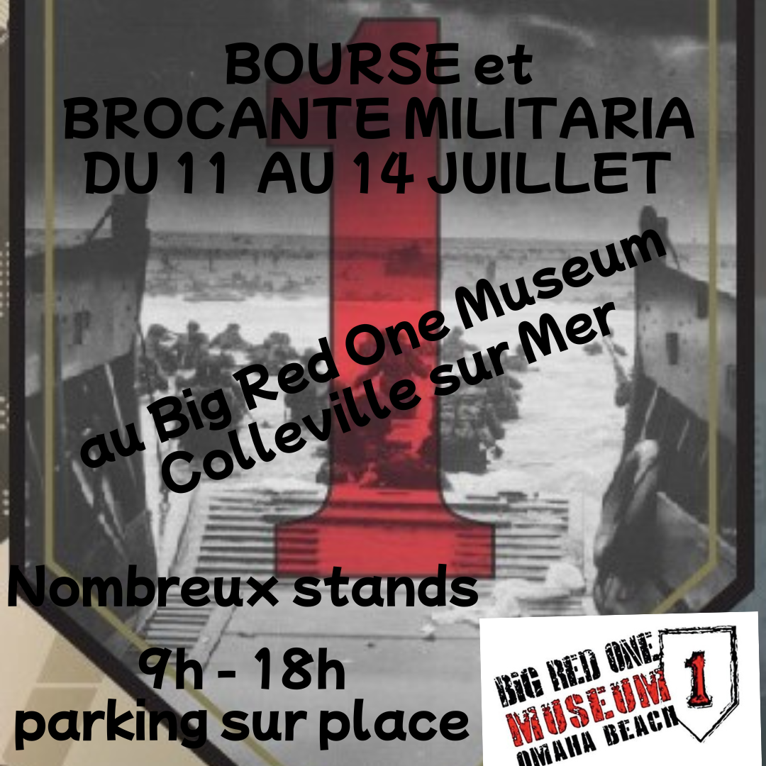 Bourse et brocante militaires 1397 Route d'Omaha Beach Colleville-sur-Mer 2026-07-11