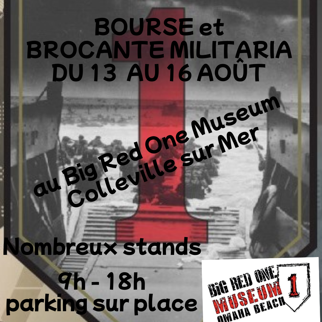 Bourse et brocante militaires 1397 Route d'Omaha Beach Colleville-sur-Mer 2026-08-13
