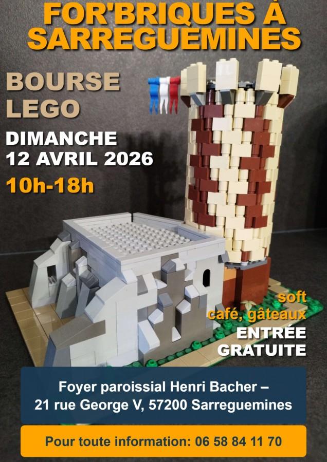 Bourse Lego For&rsquo;Briques Foyer paroissial Henri Bacher Sarreguemines