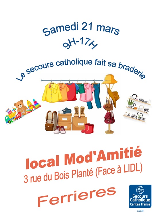 Braderie  Ferrières-en-Gâtinais 2026-03-21