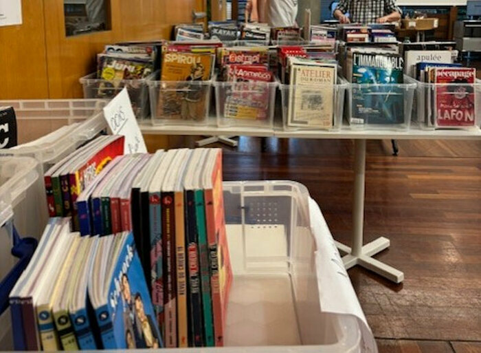 BRADERIE Médiathèque Saint-Cyprien Toulouse