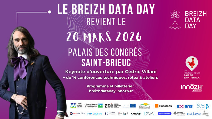 Breizh Data Day 2026 : Le rendez-vous incontournable de l'IA et de la Data en Bretagne ! Palais des Congrès - Saint Brieuc Saint-Brieuc