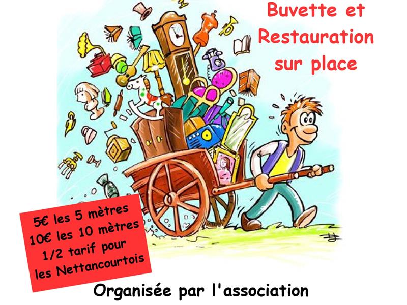 Brocante Autour de la mairie Nettancourt 2026-08-15