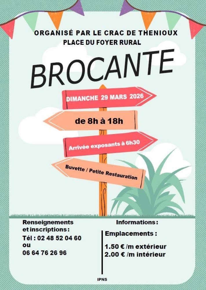 Brocante  Thénioux 2026-03-29