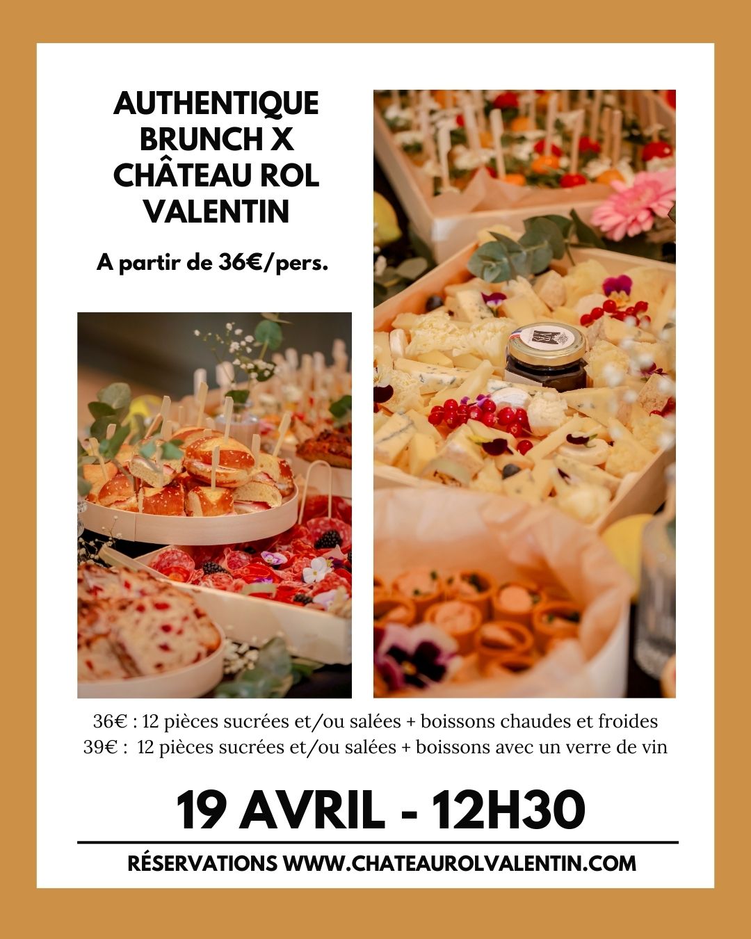 Brunch au Châteaux Rol Valentin x Authentique Brunch 2 Lieu-dit Bel Air Saint-Étienne-de-Lisse 2026-04-19