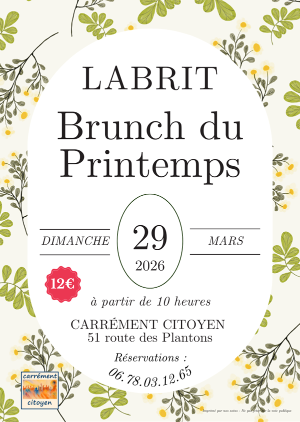 Brunch du Printemps 51 route des Plantons Labrit 2026-03-29