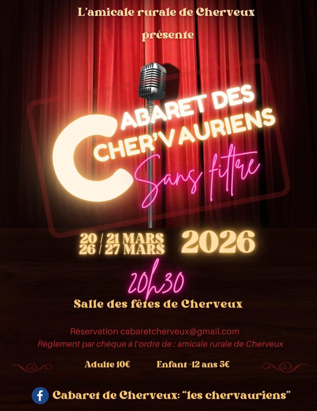 CABARET DES CHER’VAURIENS
