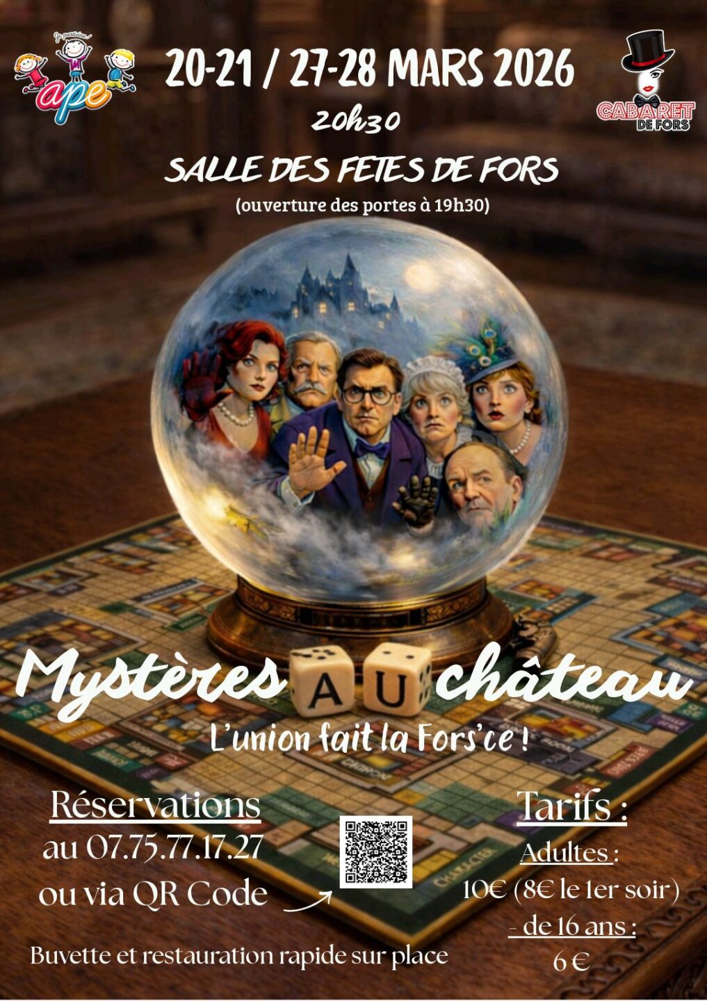 Cabaret Mystères au château