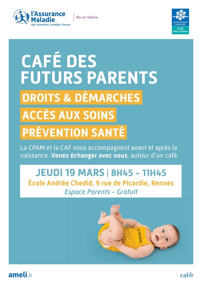 Café des Futurs Parents Espace parent 9 rue de Picardie Rennes