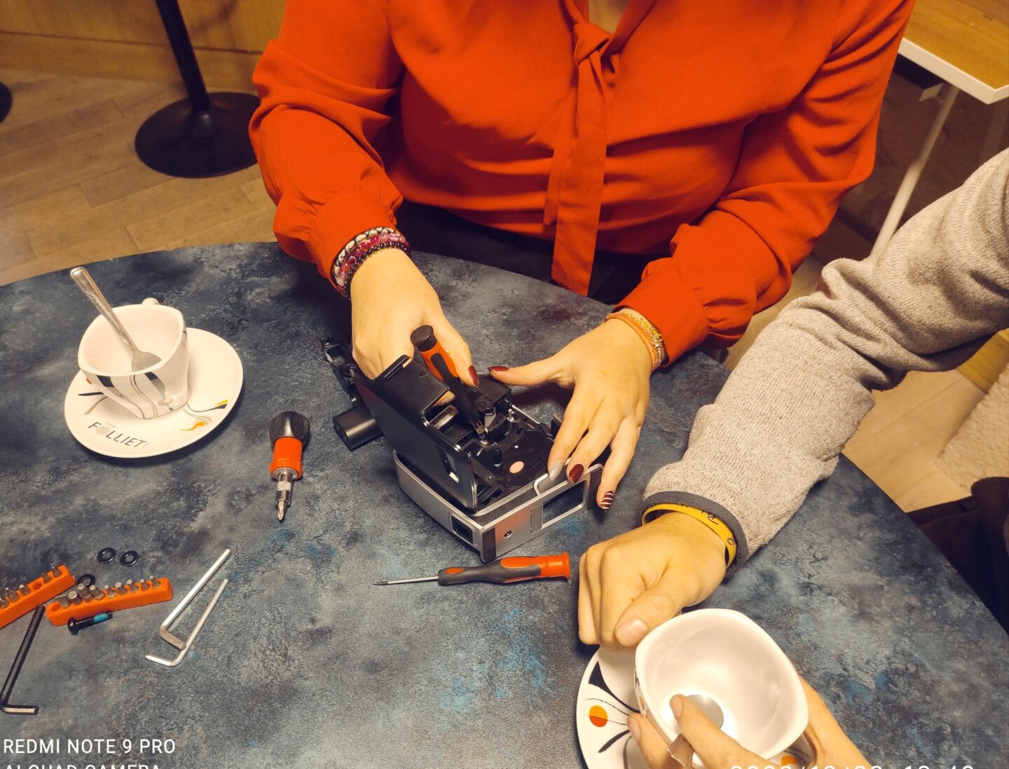 Café réparation à l'Escalier