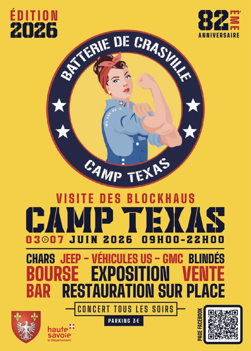 Camp Texas à la Batterie de Crasville Lieu-dit les landes Crasville 2026-06-03
