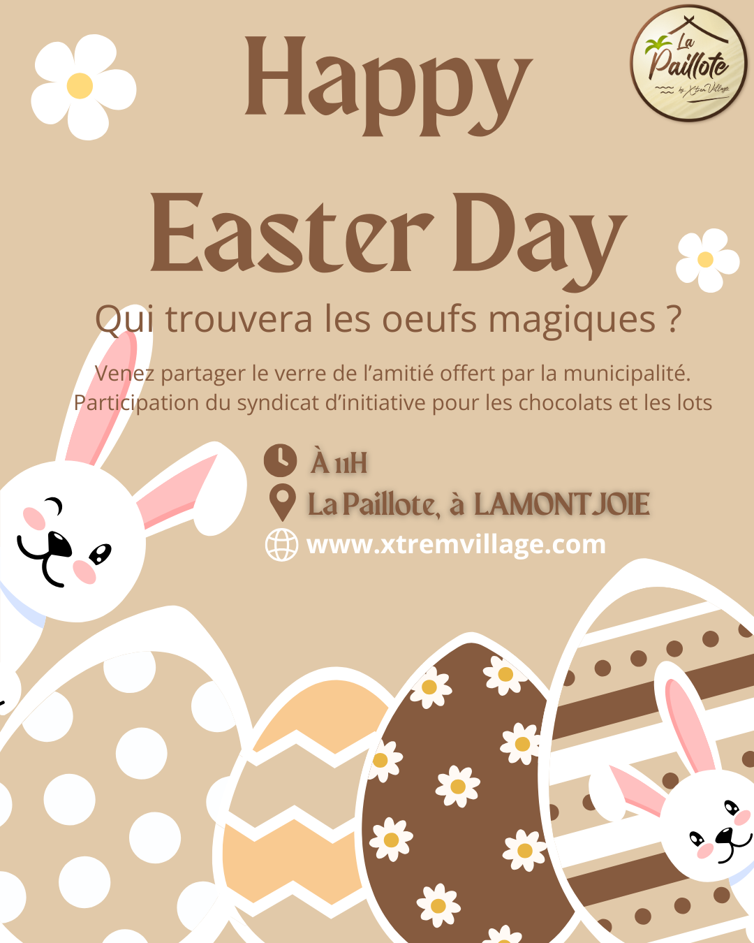 CAMPING X'TREM VILLAGE Chasse aux oeufs de Pâques 39 route de Nérac Lamontjoie 2026-04-06