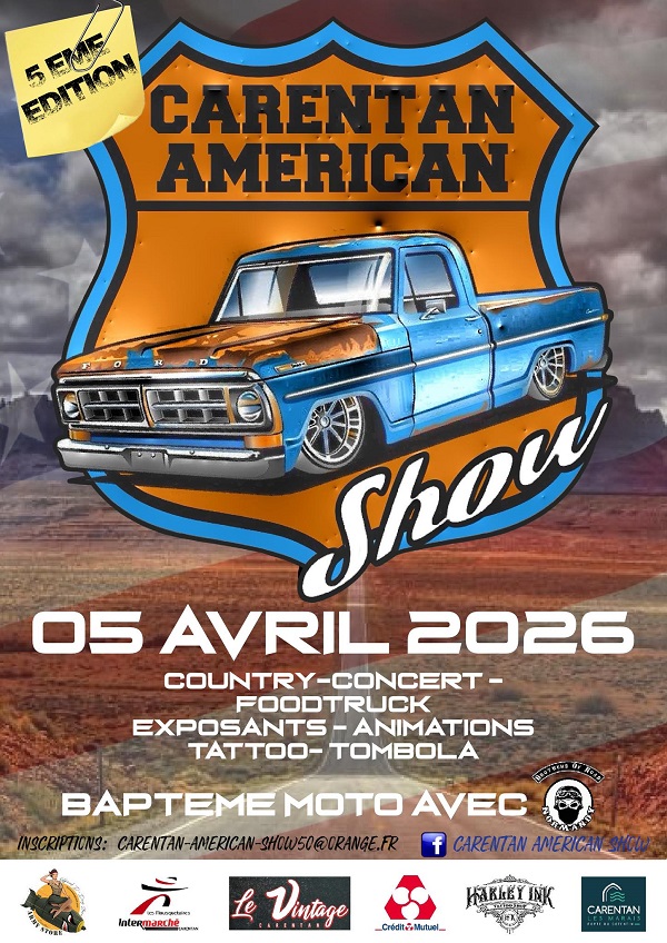 Carentan American Show Carentan Carentan-les-Marais 2026-04-05