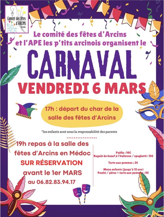 Carnaval à Arcins