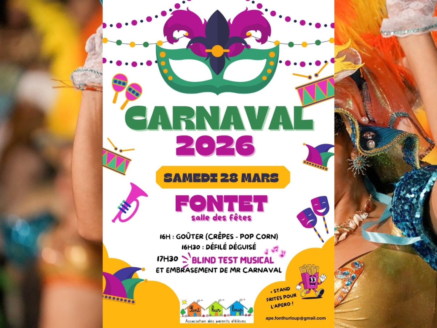 Carnaval de Fontet Le Bourg Fontet 2026-03-28